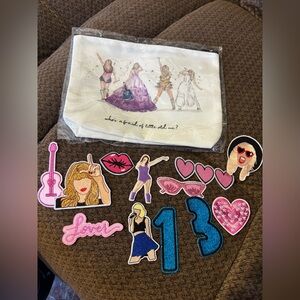 🩷🩵Taylor swift Colorful Embroidered Patches Set🩷🩵